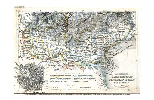 Meyer's Pfennig-Atlas (1834-1841)
33. Oesterreich: Lombardisch-Venetianisches Königreich (Lief.&nbsp;LXXVI&nbsp;=&nbsp;76, 1837)