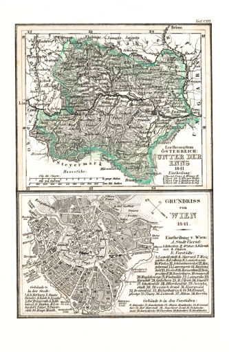 Meyer's Pfennig-Atlas (1834-1841)
37. Erz-Herzogthum Oesterreich: Unter der Enns (Lief.&nbsp;CXVI&nbsp;=&nbsp;116, 1841)