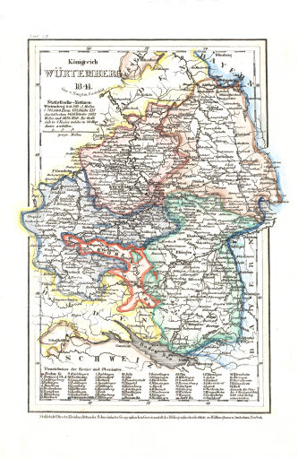 Meyer's Pfennig-Atlas (1834-1841)
50. Königreich Würtemberg (Lief.&nbsp;CX&nbsp;=&nbsp;119, 1841)
