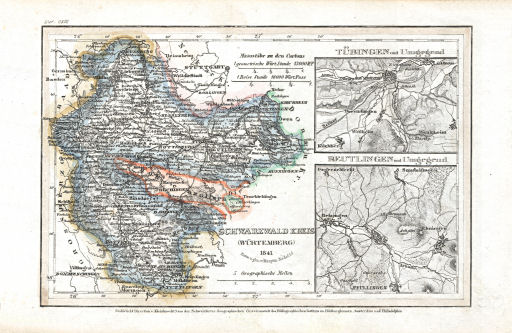 Meyer's Pfennig-Atlas (1834-1841)
53. Schwarzwald-Kreis (Würtemberg) (Lief.&nbsp;CXIII&nbsp;=&nbsp;113, 1841)