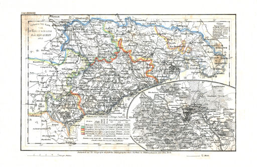 Meyer's Pfennig-Atlas (1834-1841)
55. Uebersichts Karte vom Königreich Sachsen (Lief.&nbsp;XXXXIII&nbsp;=&nbsp;43, 1835)