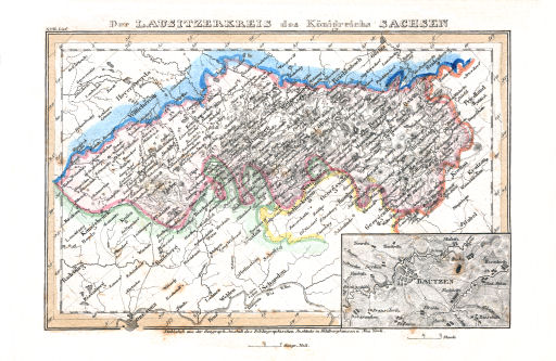 Meyer's Pfennig-Atlas (1834-1841)
57. Der Lausitzerkreis des Königreichs Sachsen (Lief.&nbsp;XVIII&nbsp;=&nbsp;18)