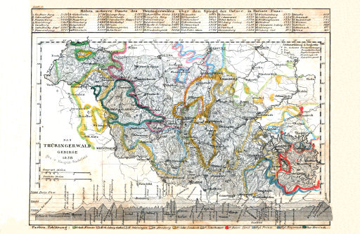 Meyer's Pfennig-Atlas (1834-1841)
61. Das Thüringerwald Gebirge (Lief.&nbsp;C&nbsp;=&nbsp;100, 1838)