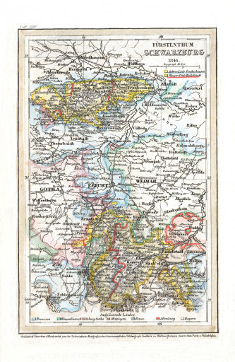 Meyer's Pfennig-Atlas (1834-1841)
66. Fürstenthum Schwarzburg (Lief.&nbsp;CXIV&nbsp;=&nbsp;114, 1841)