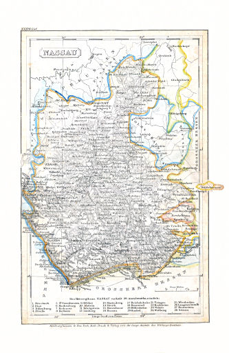 Meyer's Pfennig-Atlas (1834-1841)
74. Nassau (Lief.&nbsp;XXXVII&nbsp;=&nbsp;37)