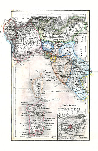 Meyer's Pfennig-Atlas (1834-1841)
75. Nördliches Italien (Lief. LXVII = 67)