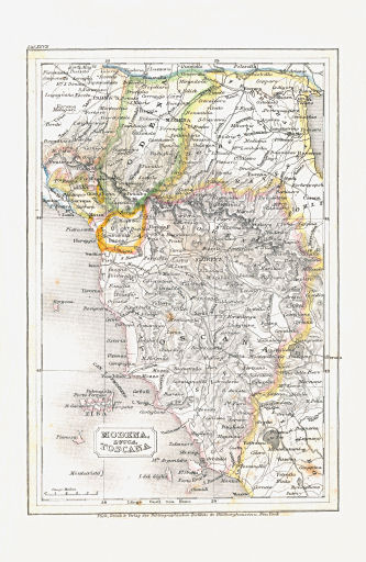 Meyer's Pfennig-Atlas (1834-1841)
78. Modena, Lucca, Toscana (Lief.&nbsp;XXVII&nbsp;=&nbsp;27)