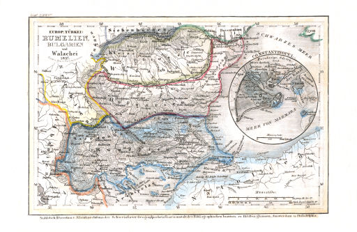 Meyer's Pfennig-Atlas (1834-1841)
81. Europ. Türkei: Rumelien, Bulgarien und Walachei (Lief.&nbsp;LXXV&nbsp;=&nbsp;75, 1837)