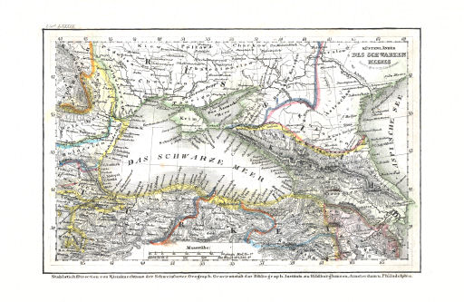 Meyer's Pfennig-Atlas (1834-1841)
83. Küstenländer des Schwarzen Meeres (Lief.&nbsp;LXXXIX&nbsp;=&nbsp;89)
