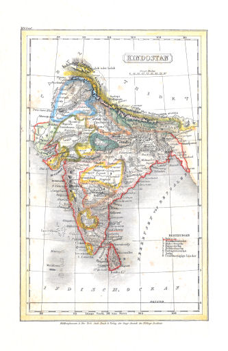 Meyer's Pfennig-Atlas (1834-1841)
87. Hindostan (Lief.&nbsp;XV&nbsp;=&nbsp;15)