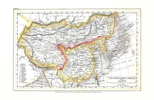 Meyer's Pfennig-Atlas (1834-1841)
90. Chinesisches Reich und Japan (Lief.&nbsp;XVI&nbsp;=&nbsp;16)