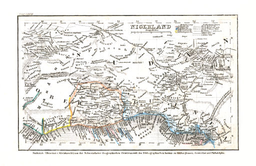 Meyer's Pfennig-Atlas (1834-1841)
99. Nigerland (Lief.&nbsp;LXXIII&nbsp;=&nbsp;73)