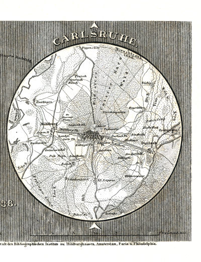 Meyer's Pfennig-Atlas (1834-1841)
105. O Porto, Carlsruhe (Lief.&nbsp;LXXXXVII&nbsp;=&nbsp;97, 1838)