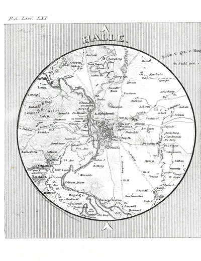 Meyer's Pfennig-Atlas (1834-1841)
110. Halle, Erfurt (Lief.&nbsp;LXI&nbsp;=&nbsp;61)