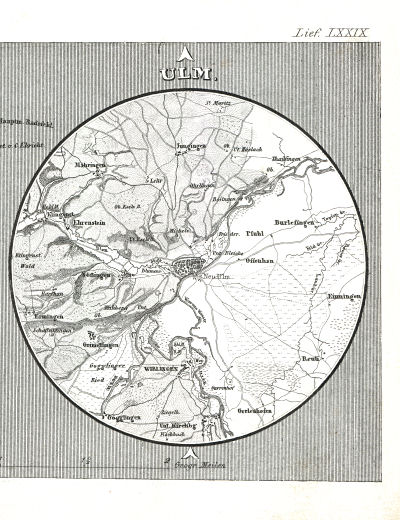 Meyer's Pfennig-Atlas (1834-1841)
113. Würzburg, Ulm (Lief.&nbsp;LXXIX&nbsp;=&nbsp;79)
