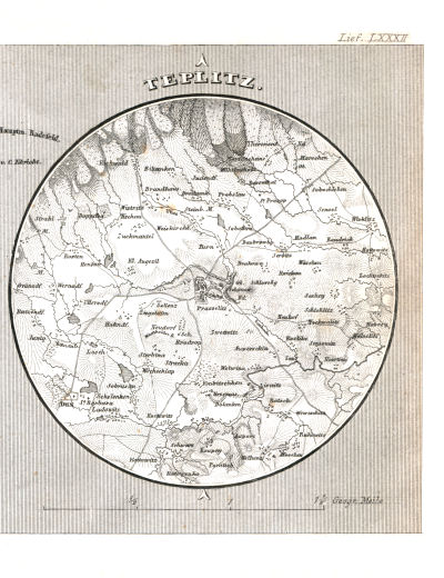 Meyer's Pfennig-Atlas (1834-1841)
114. Marienbad, Teplitz (Lief.&nbsp;LXXXII&nbsp;=&nbsp;82)