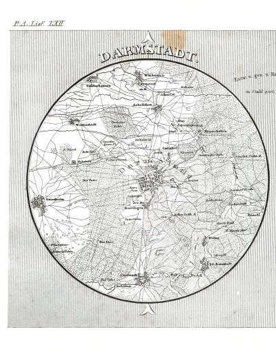 Meyer's Pfennig-Atlas (1834-1841)
115. Darmstadt, Frankfurt a/M. (Lief.&nbsp;LXII&nbsp;=&nbsp;62)