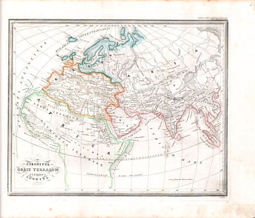 Meyer's Universal-Atlas (1830-1840)
2. Circuitus Orbis Terrarum veteribus cogniti (Nº&nbsp;31)