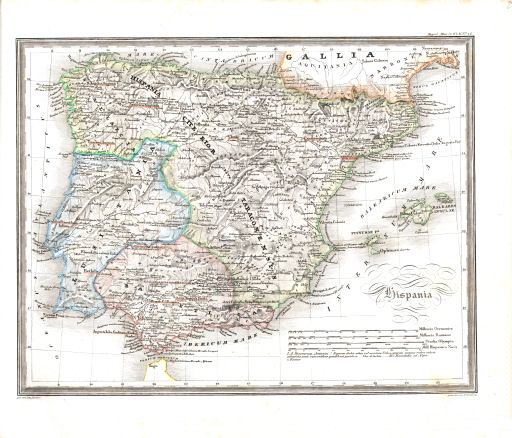 Meyer's Universal-Atlas (1830-1840)
7. Hispania (Nº&nbsp;26)
