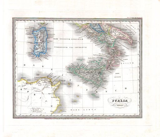 Meyer's Universal-Atlas (1830-1840)
10. Italia inferior (Nº&nbsp;56)