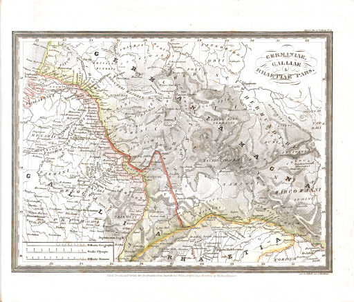 Meyer's Universal-Atlas (1830-1840)
11. Germaniae, Galliae et Rhaetiae pars (Nº&nbsp;47)