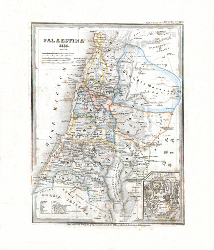 Meyer's Universal-Atlas (1830-1840)
14. Palaestina (Nº&nbsp;19, 1832)