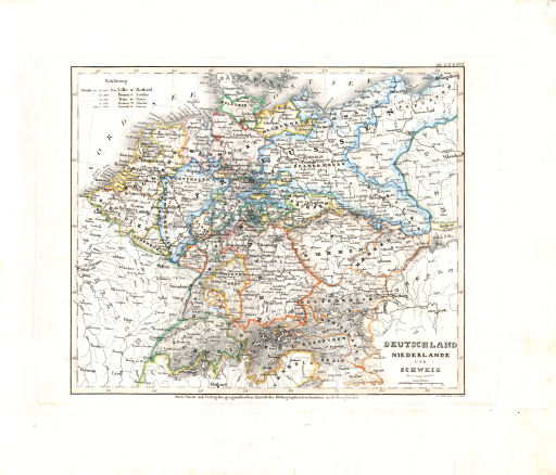 Meyer's Universal-Atlas (1830-1840)
27. Deutschland, Niederlande und Schweiz (Nº&nbsp;28)