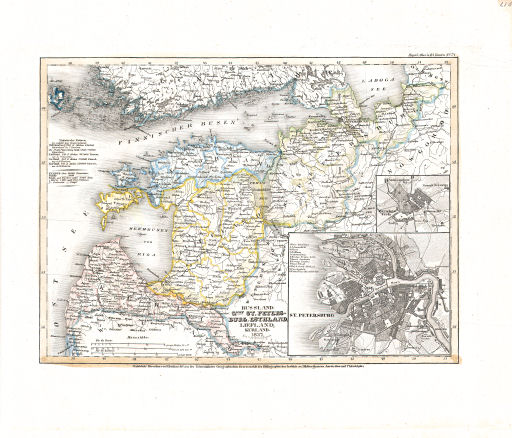 Meyer's Universal-Atlas (1830-1840)
40. Russland: Gouv. St. Petersburg, Esthland, Liefland, Kurland (Nº&nbsp;71, 1837)