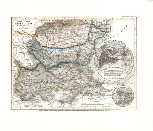 Meyer's Universal-Atlas (1830-1840)
42. Europ. Türkei: Rumelien, Bulgarien und Walachei (Nº&nbsp;74, 1837)