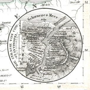 Meyer's Universal-Atlas (1830-1840)
42b. Die Strasse von Constantinopel (Bosporus)