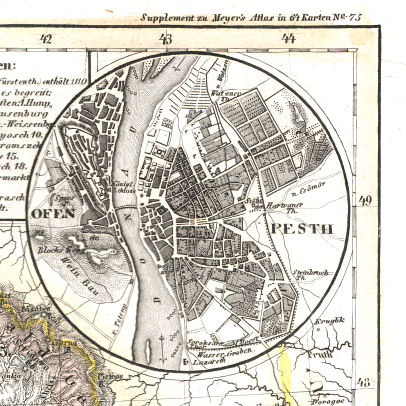 Meyer's Universal-Atlas (1830-1840)
46a. Ofen, Pesth