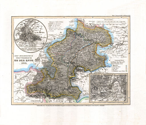 Meyer's Universal-Atlas (1830-1840)
49. Erz-Herzogthum Oesterreich: Ob der Enns (Nº&nbsp;83, 1838)