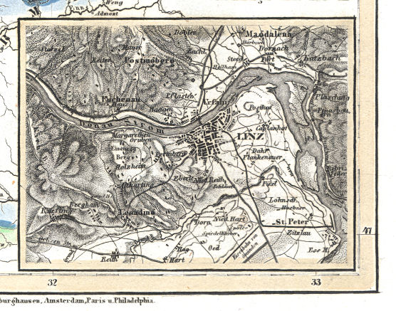 Meyer's Universal-Atlas (1830-1840)
49b. Linz