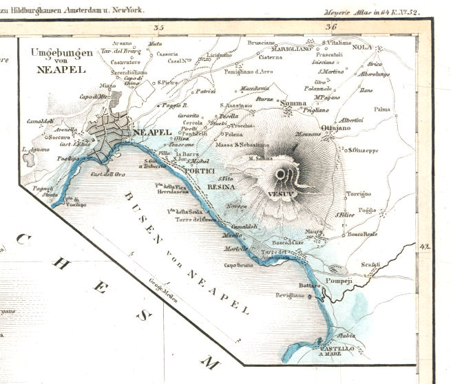 Meyer's Universal-Atlas (1830-1840)
52a. Umgebungen von Neapel