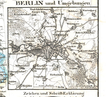 Meyer's Universal-Atlas (1830-1840)
54b. Berlin und Umgebungen