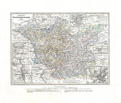 Meyer's Universal-Atlas (1830-1840)
55. Provinz Brandenburg (Nº&nbsp;53, 1836)