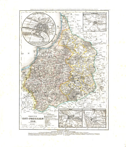 Meyer's Universal-Atlas (1830-1840)
56. Provinz Ost-Preussen (Nº&nbsp;54, 1836)
