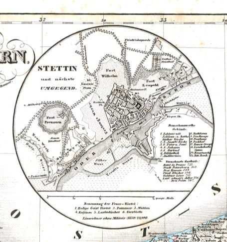 Meyer's Universal-Atlas (1830-1840)
59b. Stettin und nächste Umgegend
