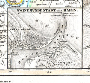 Meyer's Universal-Atlas (1830-1840)
59f. Swinemünde, Stadt und Hafen