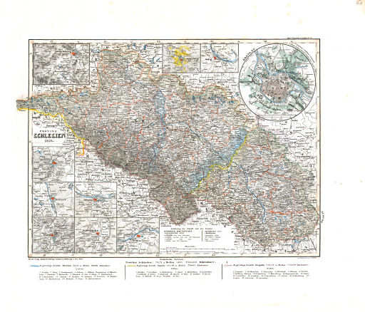 Meyer's Universal-Atlas (1830-1840)
60. Provinz Schlesien (Nº&nbsp;60, 1836)