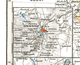 Meyer's Universal-Atlas (1830-1840)
60e. Liegnitz