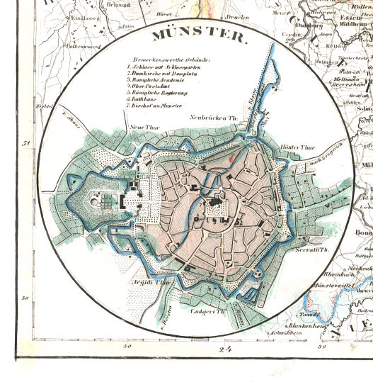 Meyer's Universal-Atlas (1830-1840)
62c. Münster