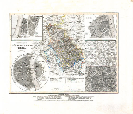 Meyer's Universal-Atlas (1830-1840)
63. Rheinprovinz Jülich-Cleve-Berg (Nº&nbsp;58, 1836)