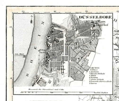 Meyer's Universal-Atlas (1830-1840)
63a. Düsseldorf