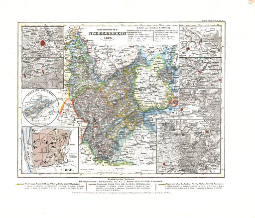 Meyer's Universal-Atlas (1830-1840)
64. Rheinprovinz Niederrhein (Nº&nbsp;65, 1837)