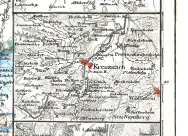 Meyer's Universal-Atlas (1830-1840)
64f. Kreuznach