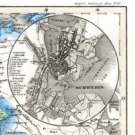 Meyer's Universal-Atlas (1830-1840)
65b. Schwerin