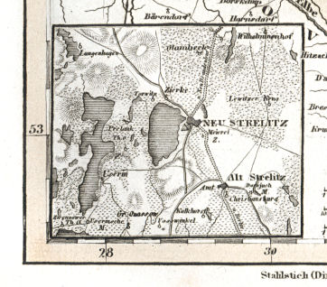 Meyer's Universal-Atlas (1830-1840)
65c. Alt und Neu Strelitz