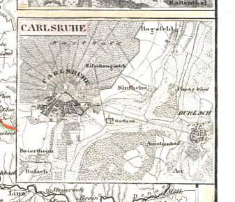 Meyer's Universal-Atlas (1830-1840)
69c. Carlsruhe