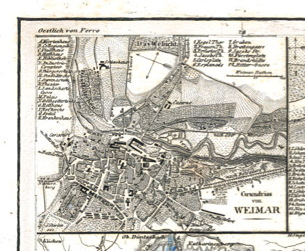 Meyer's Universal-Atlas (1830-1840)
70a. Grundriss von Weimar